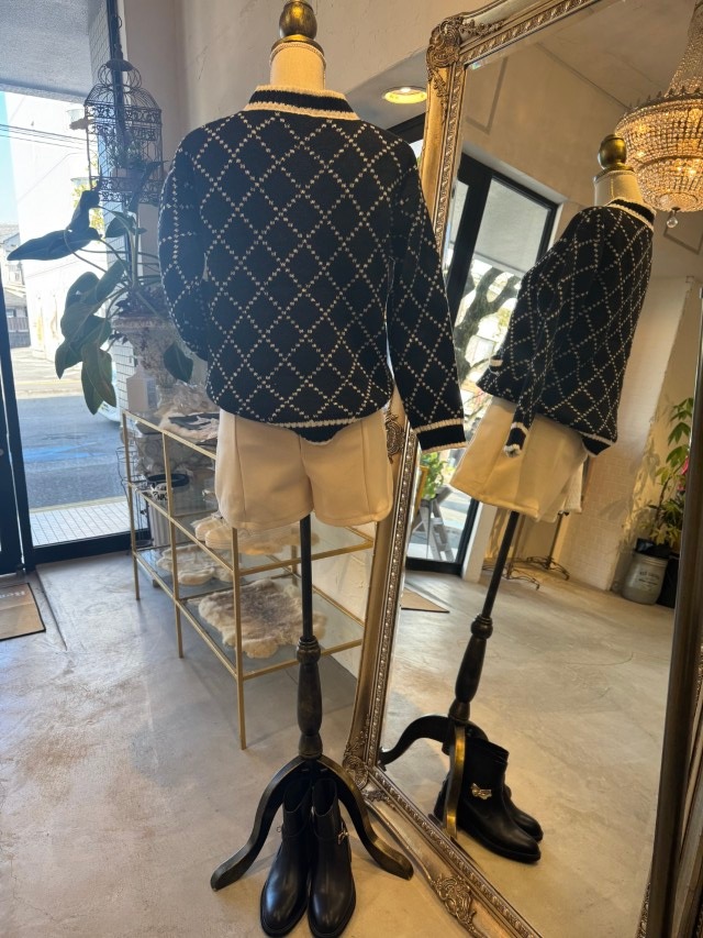 WhiteLineニットJacket