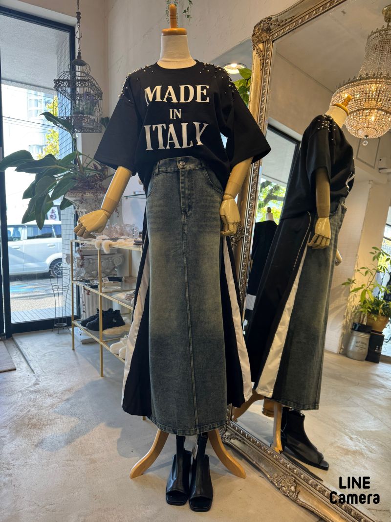 SchemeColorカスタムデニムスカート