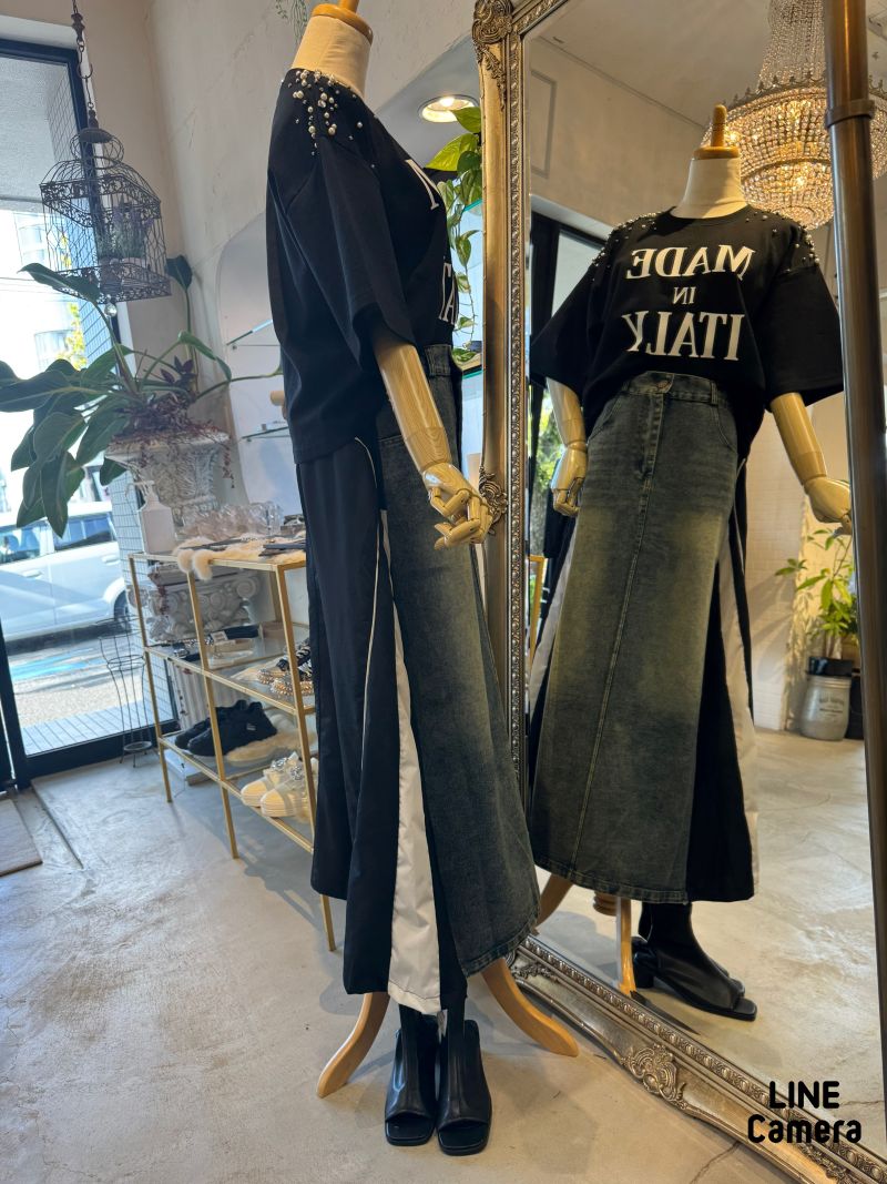 SchemeColorカスタムデニムスカート