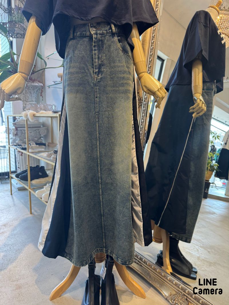 SchemeColorカスタムデニムスカート