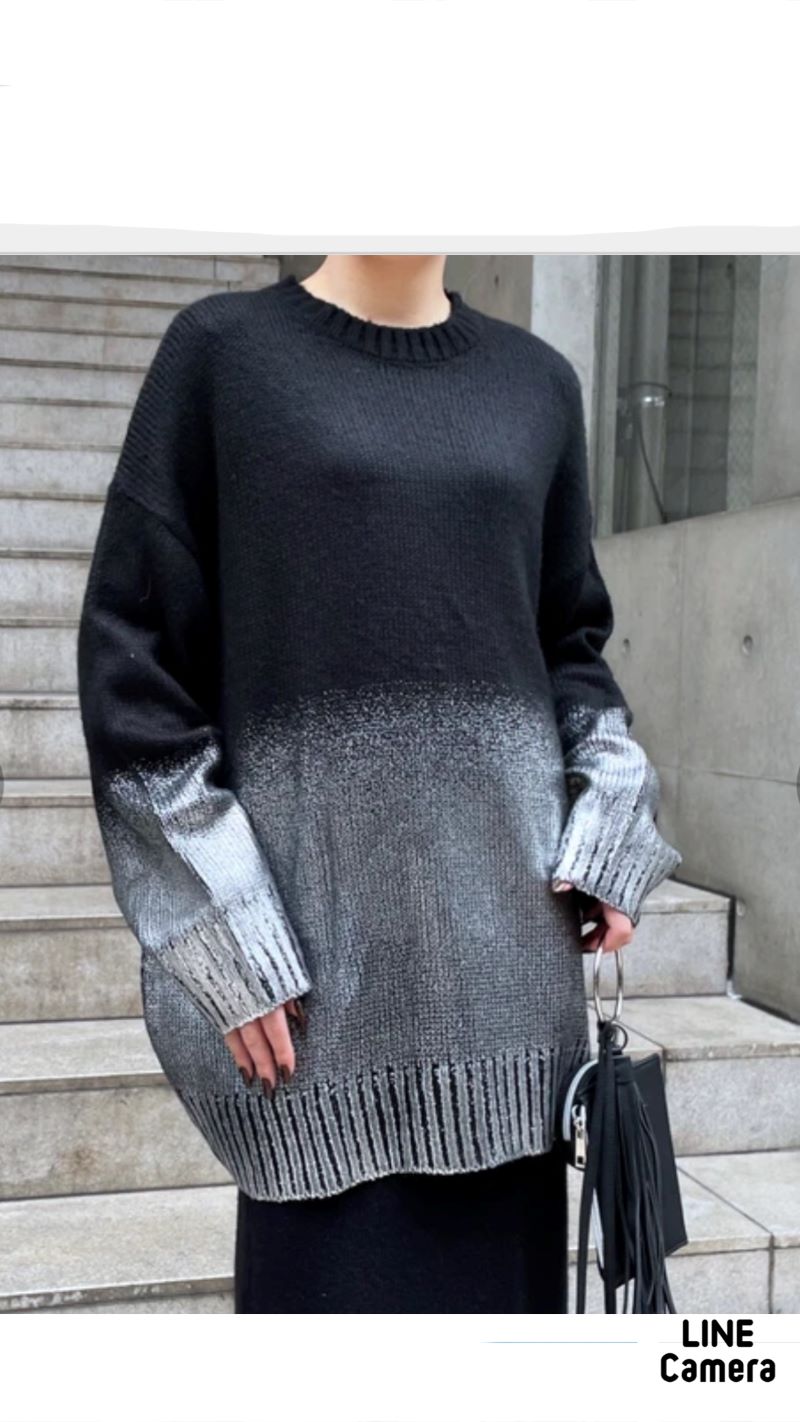 MetalicPaintBycolorニット