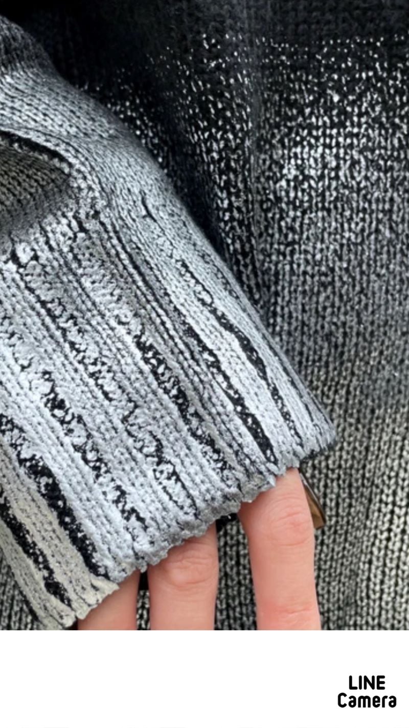 MetalicPaintBycolorニット