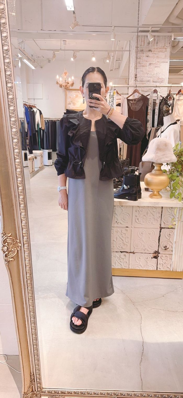 WaistShapeフリルJacket