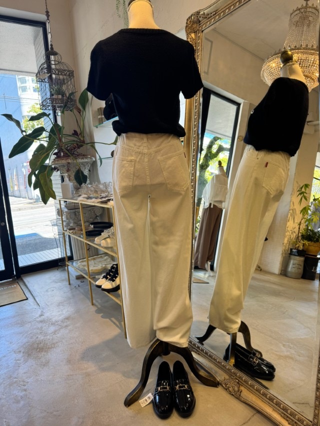 YarnLogo半袖ニットT