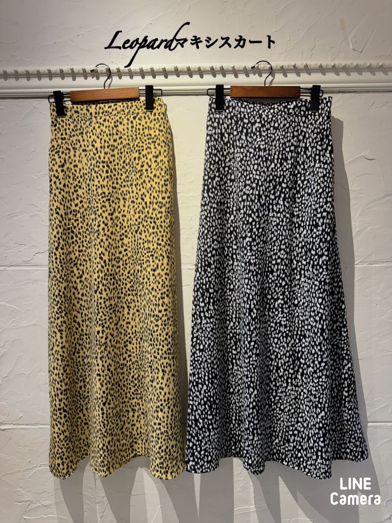 Leopardマキシスカート