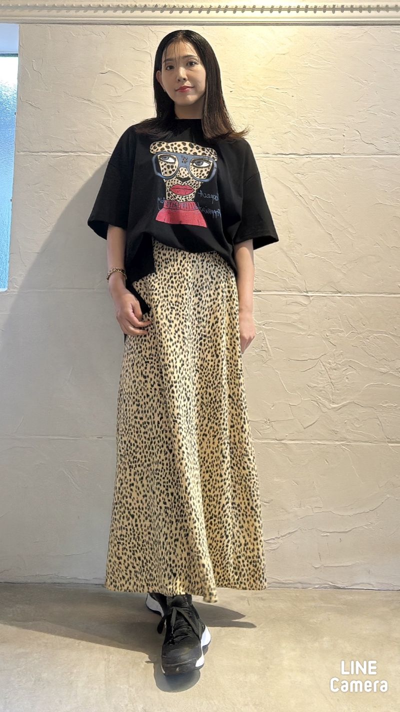 Leopardマキシスカート