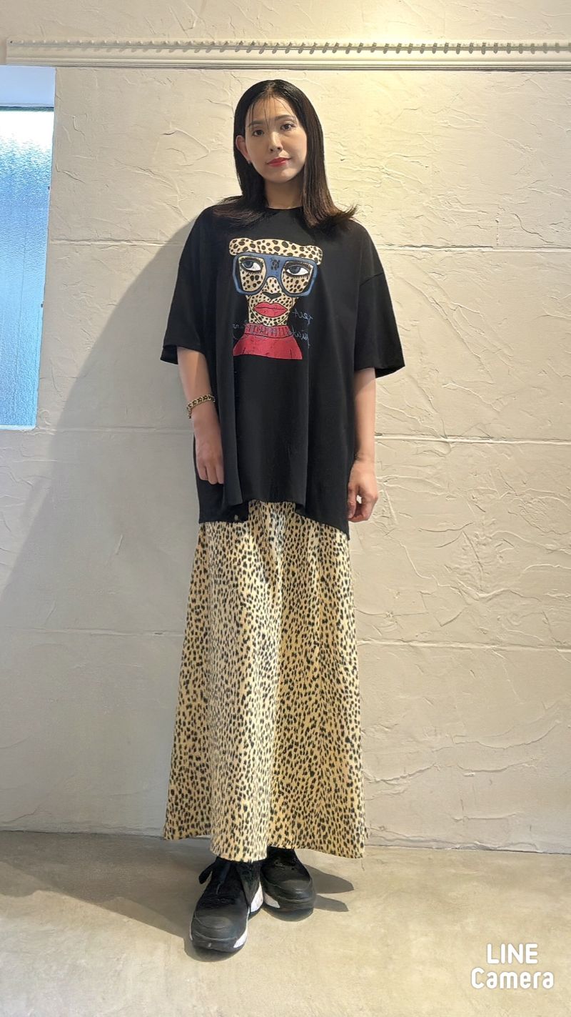 Leopardマキシスカート