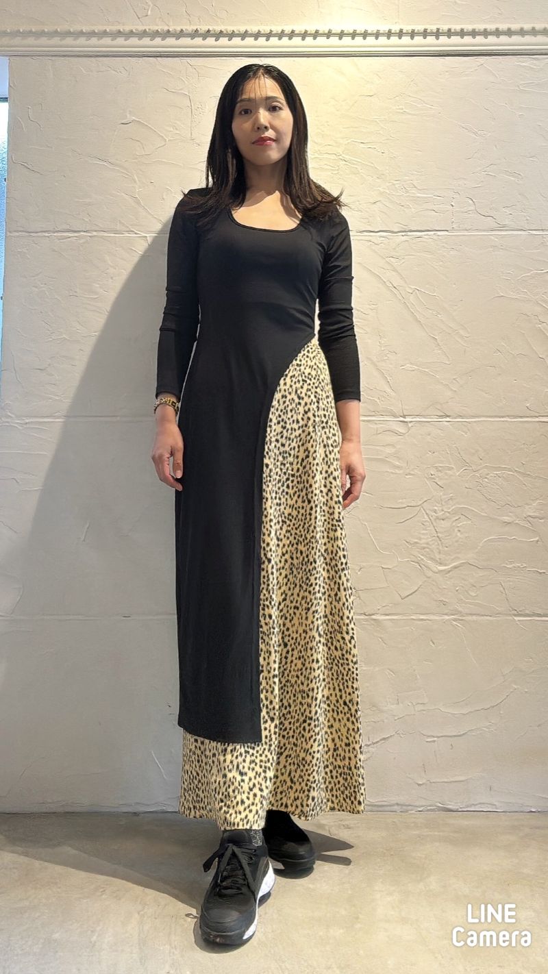 Leopardマキシスカート