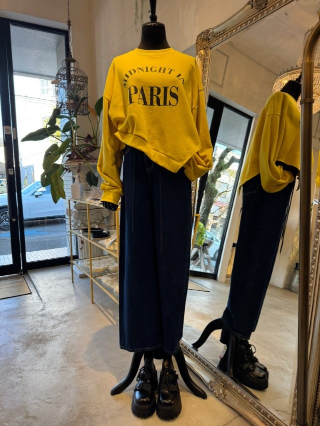 WaistShapeデザインDenimパンツ