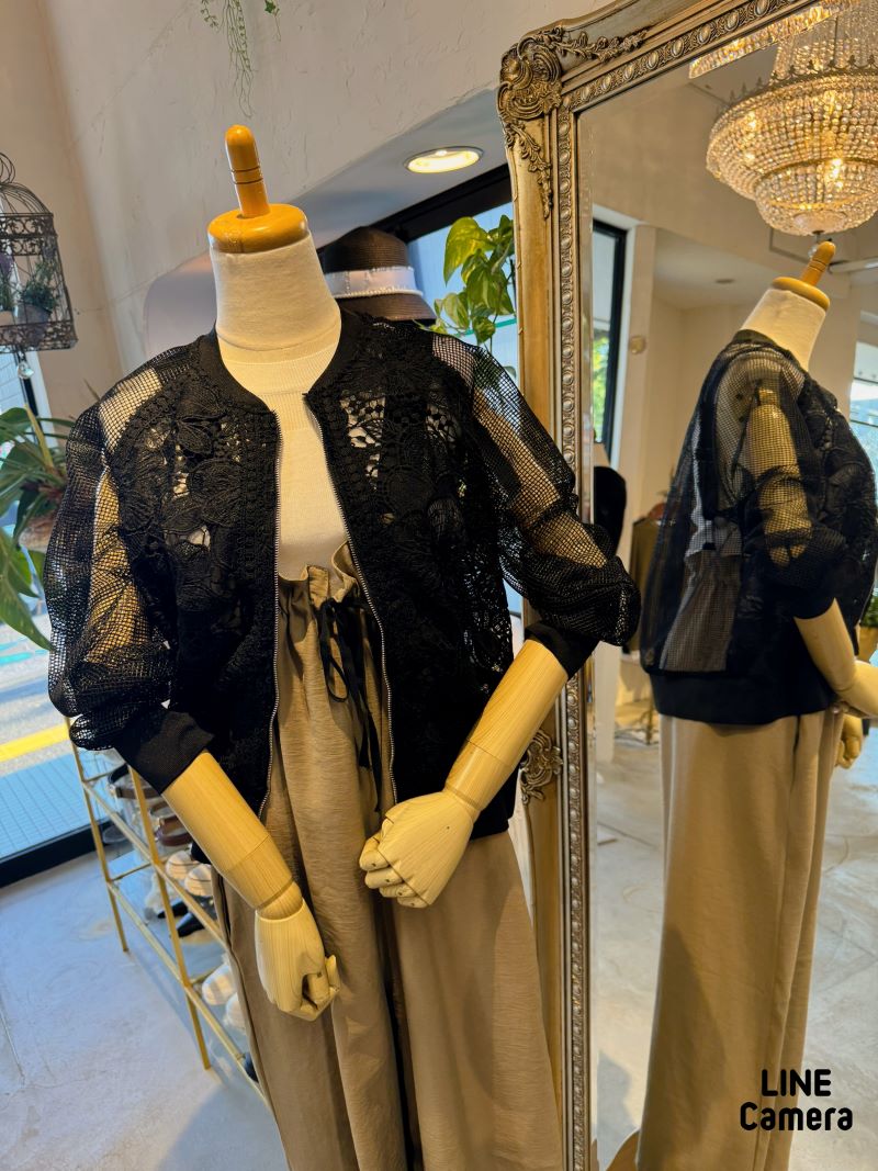 Lace×Mesh　MA1Jackdt