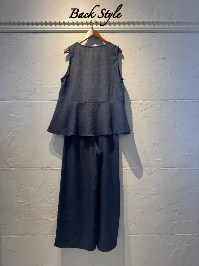 ZipperVNackベスト＋パンツSetup