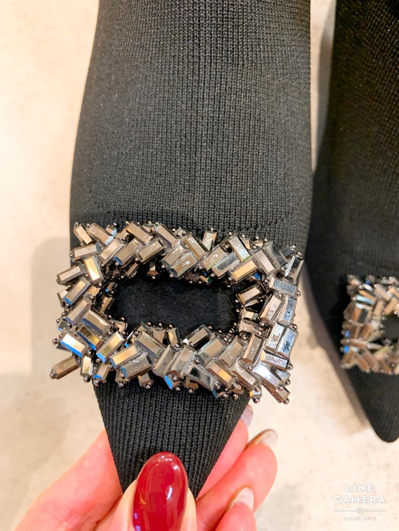 Metalバックルニットブーティー