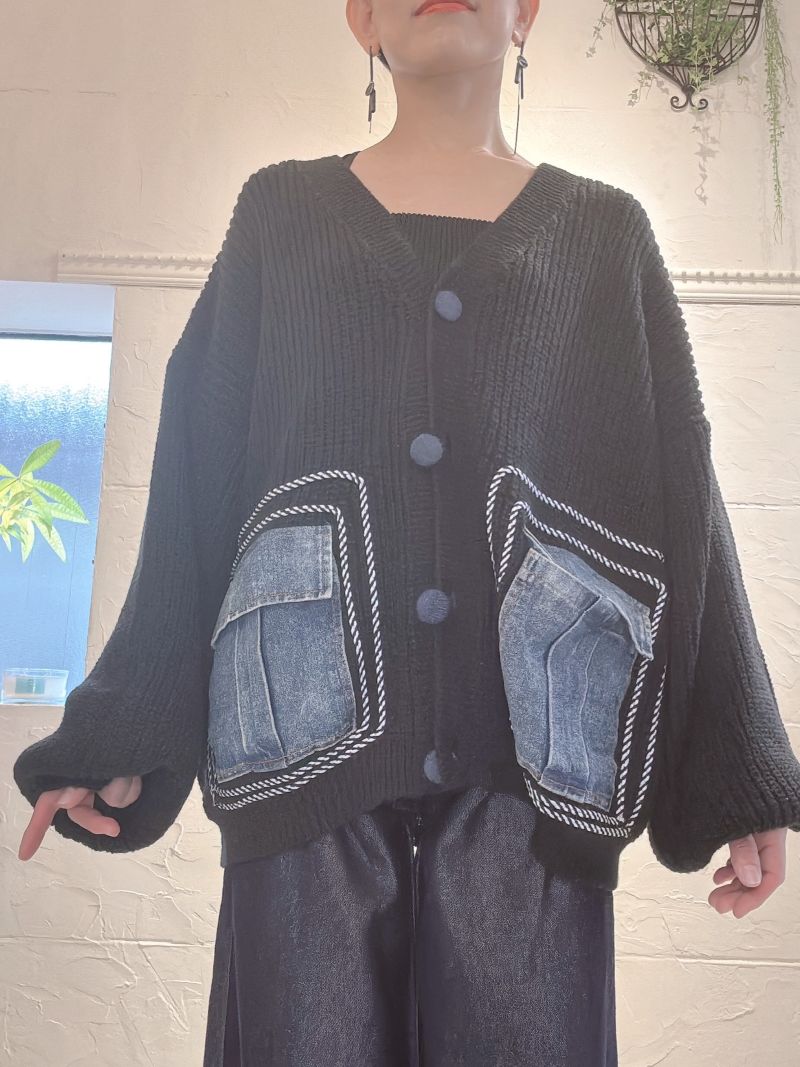 DenimPocketカーディガンJacket