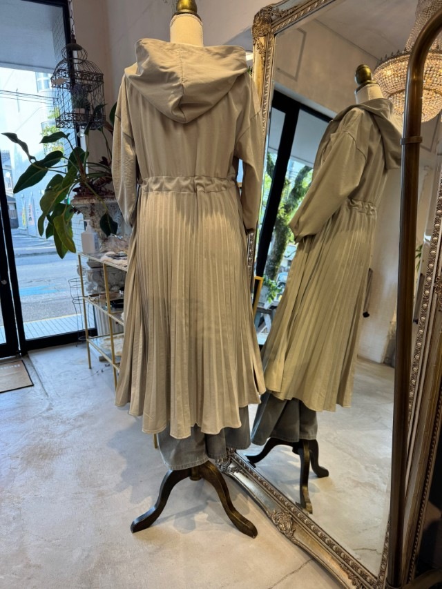 WaistShapeプリーツ2Wayワンピース