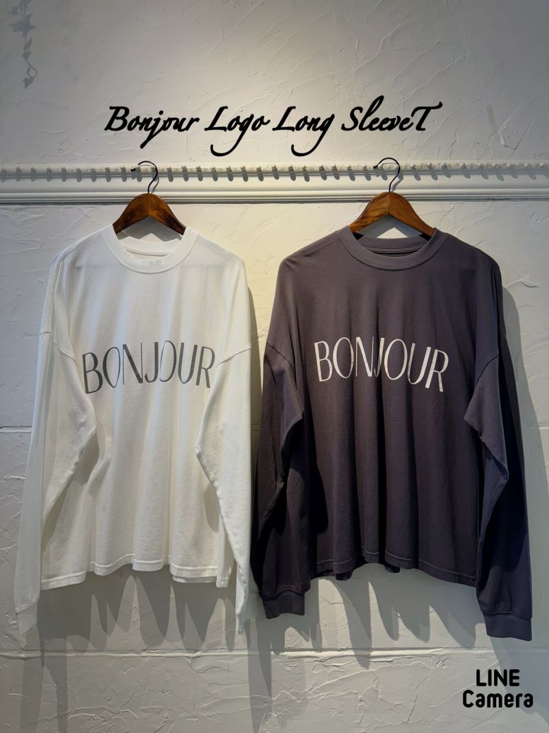 BonjourLogoLongSleeveT