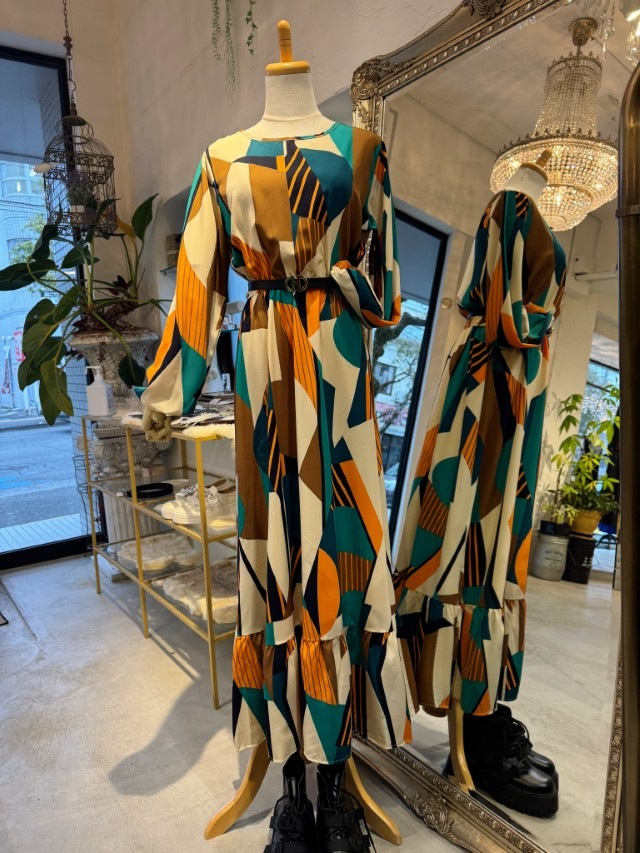 ColorfulHangマキシワンピース