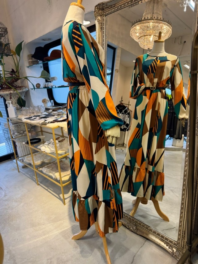 ColorfulHangマキシワンピース