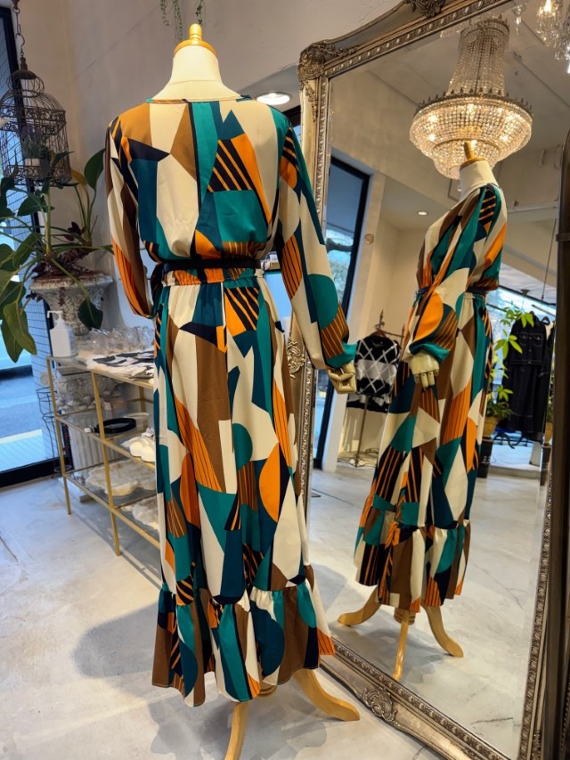 ColorfulHangマキシワンピース