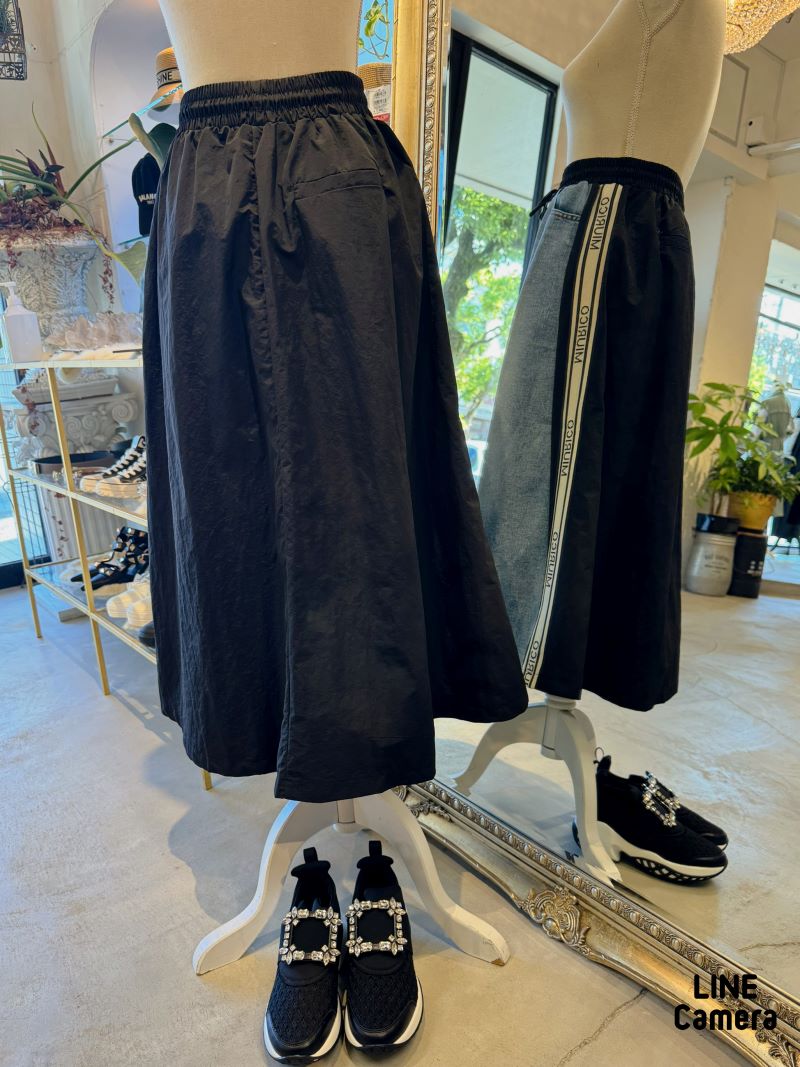 LetterLineカスタムデニムスカート