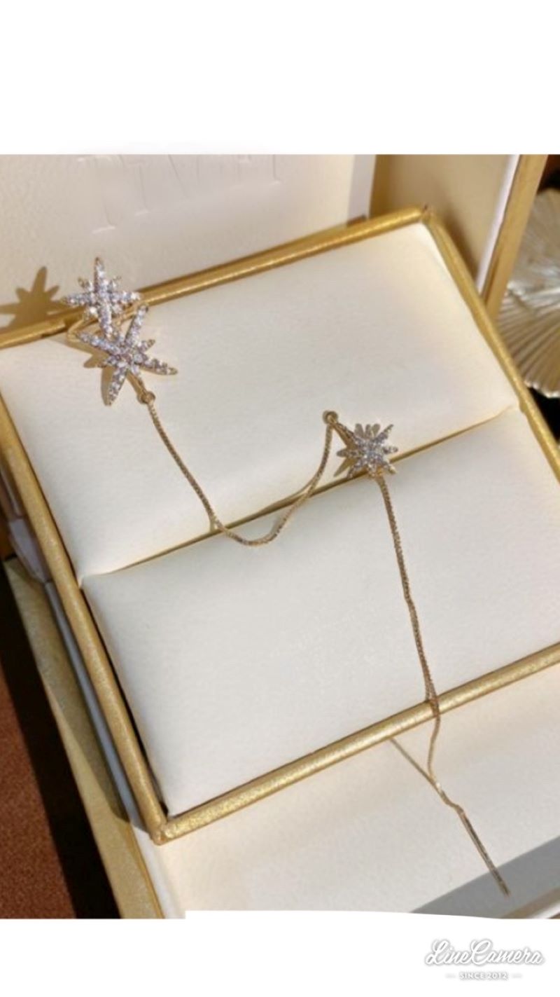 Starチェーンカフピアス