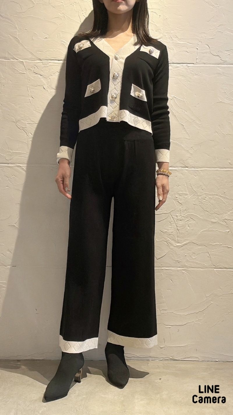 ニットJacket+ニットパンツSetup