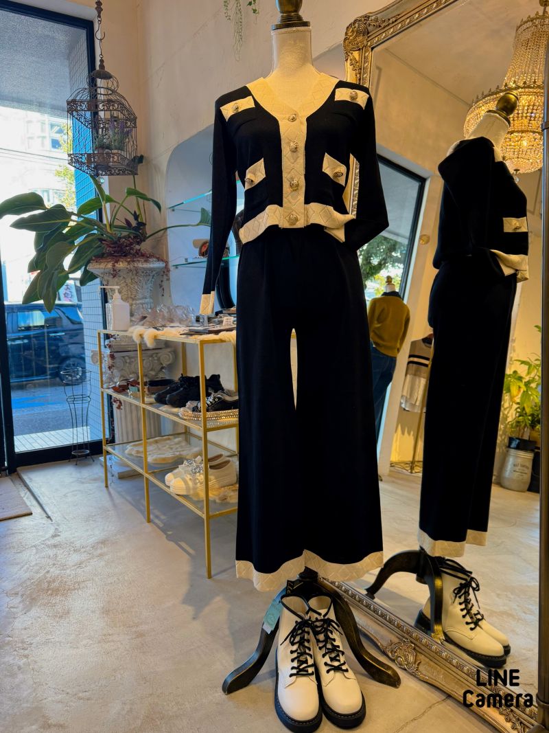 ニットJacket+ニットパンツSetup