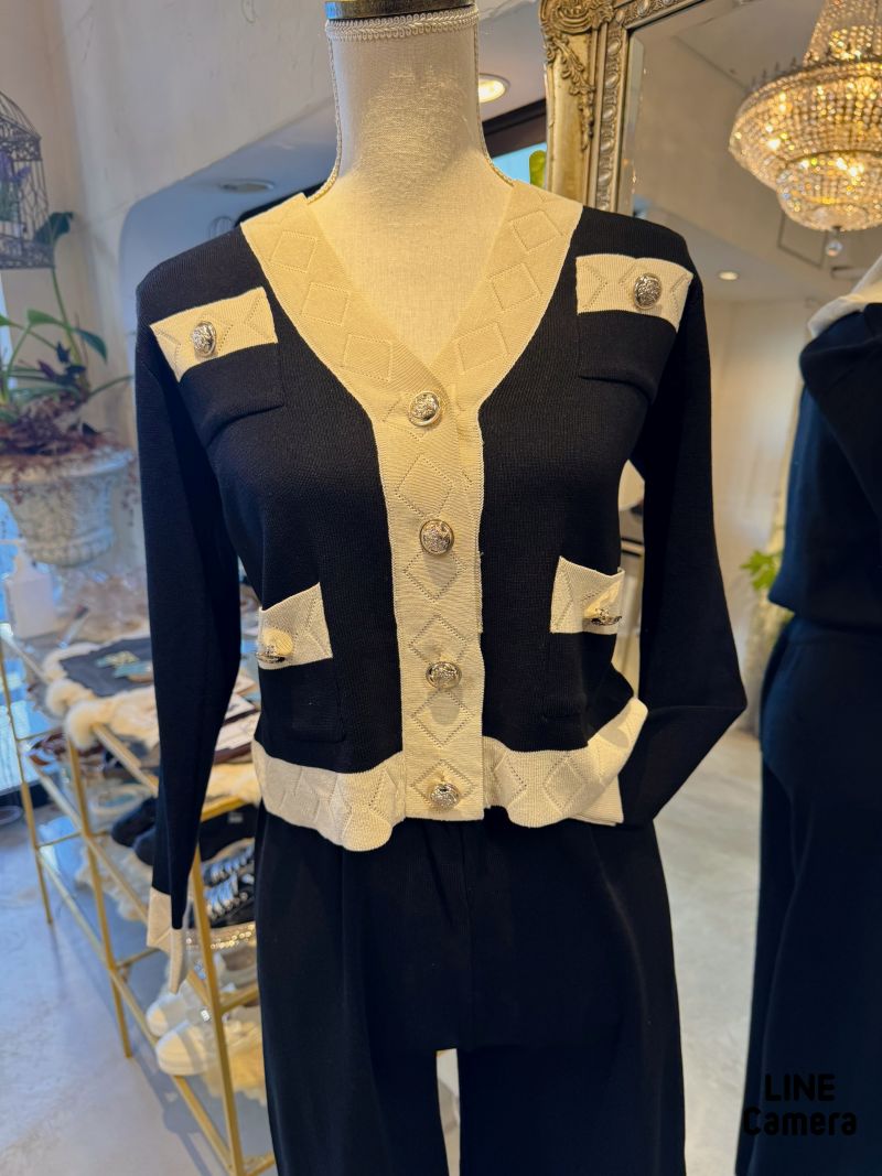 ニットJacket+ニットパンツSetup