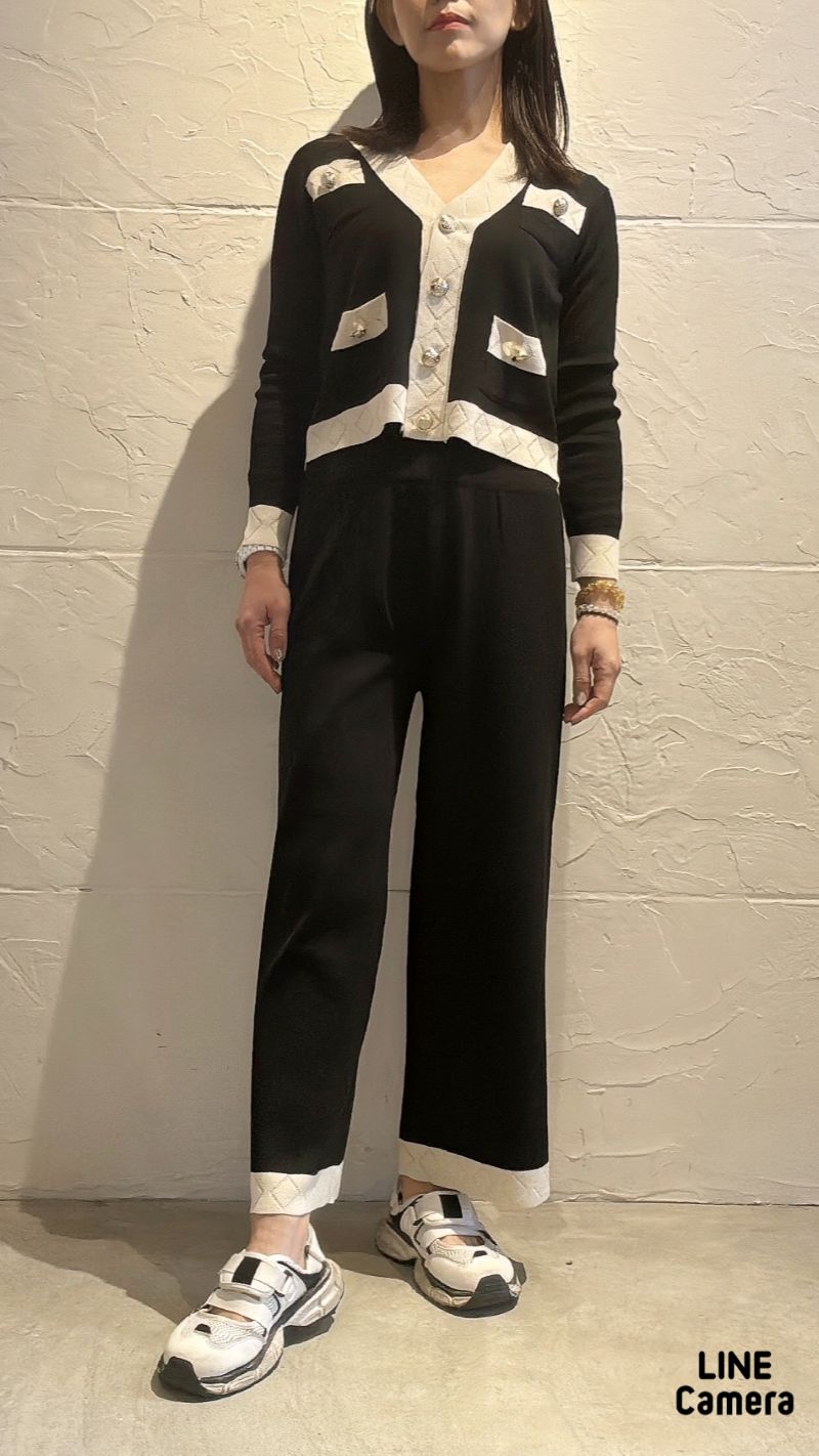 ニットJacket+ニットパンツSetup