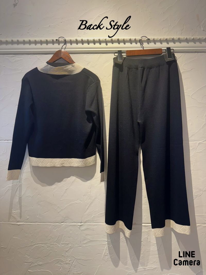 ニットJacket+ニットパンツSetup