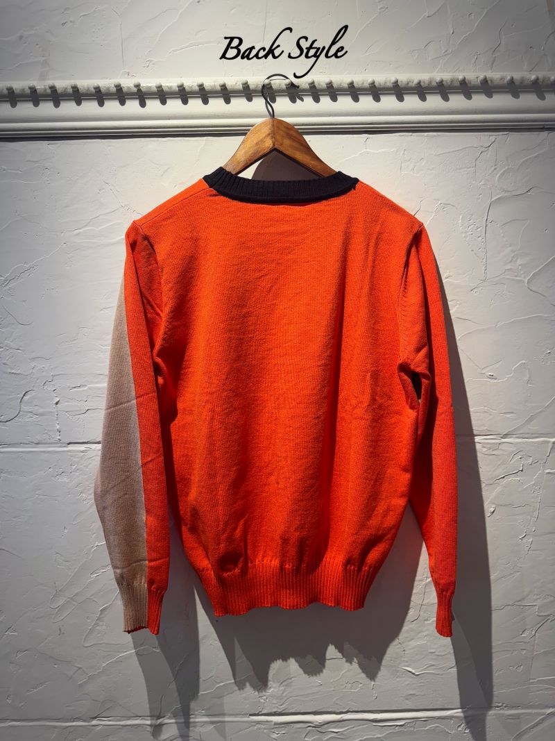 OrangeMixSchemeColorニット