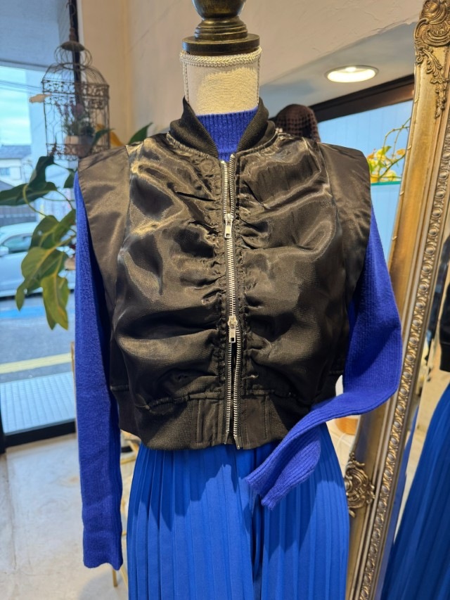 MetalオーガンジーMA1ベスト