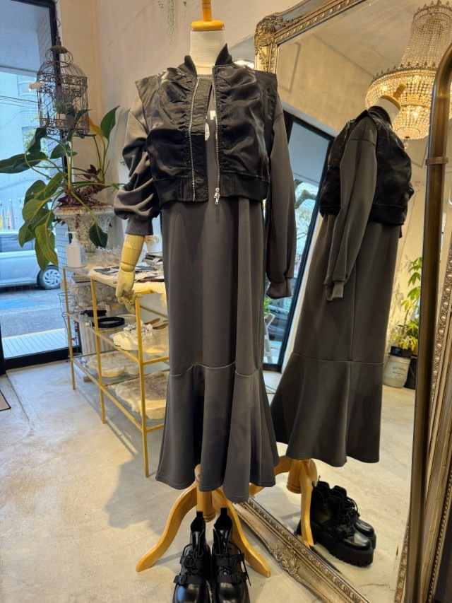 MetalオーガンジーMA1ベスト