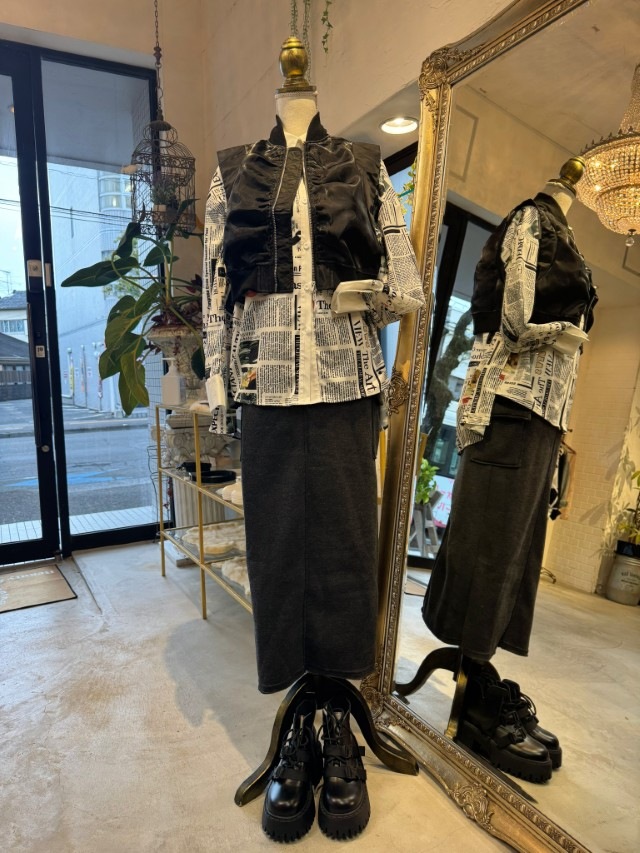 MetalオーガンジーMA1ベスト