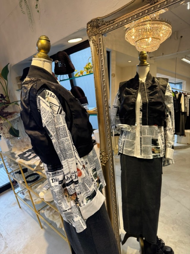 MetalオーガンジーMA1ベスト