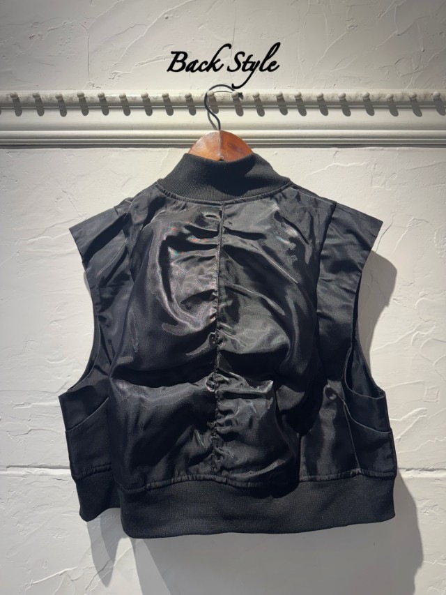 MetalオーガンジーMA1ベスト