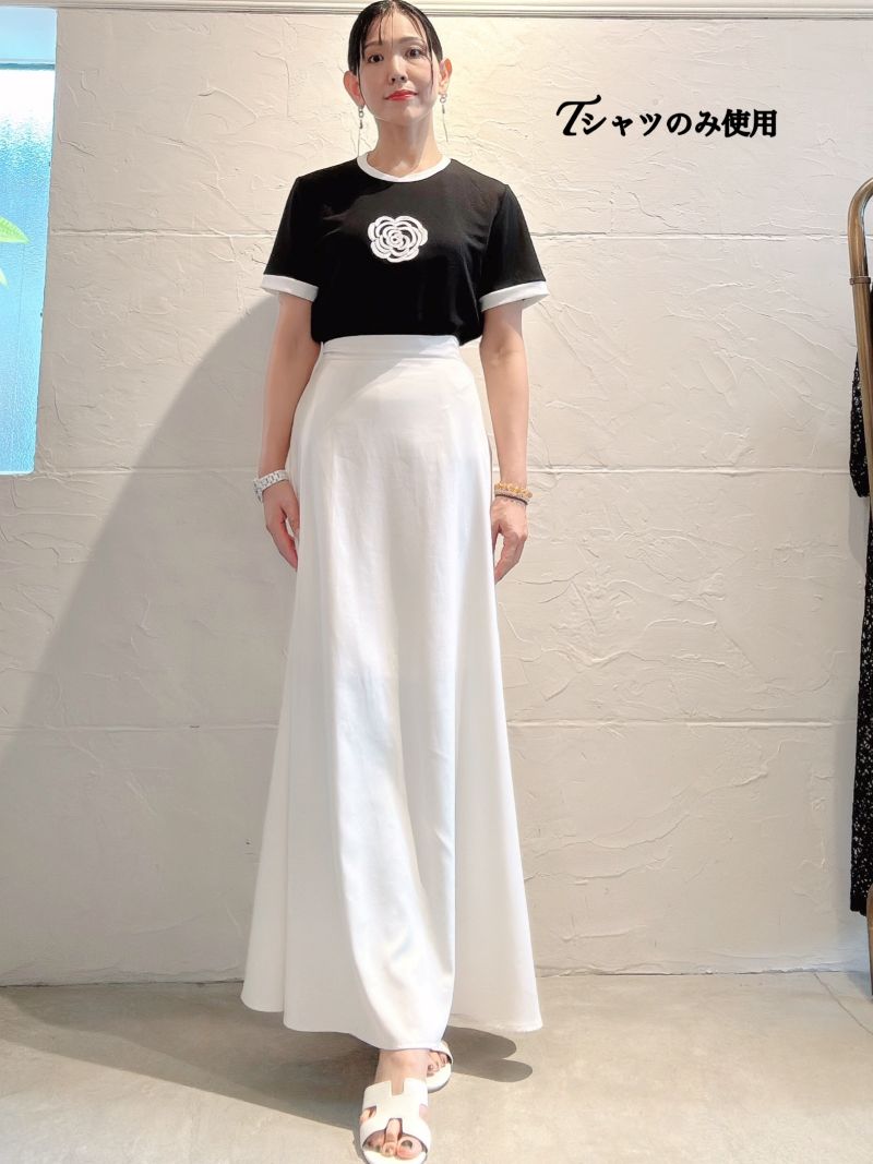 CameliaTシャツ+SideLineCameliaパンツ