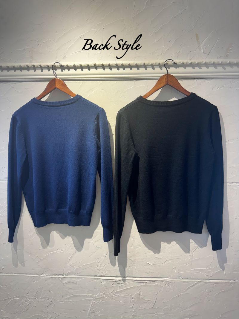 H Embroidカーディガン