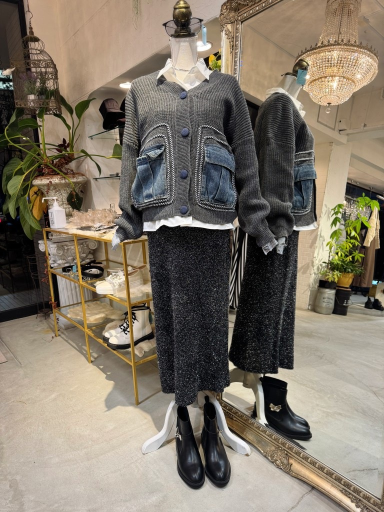 DenimPocketカーディガンJacket