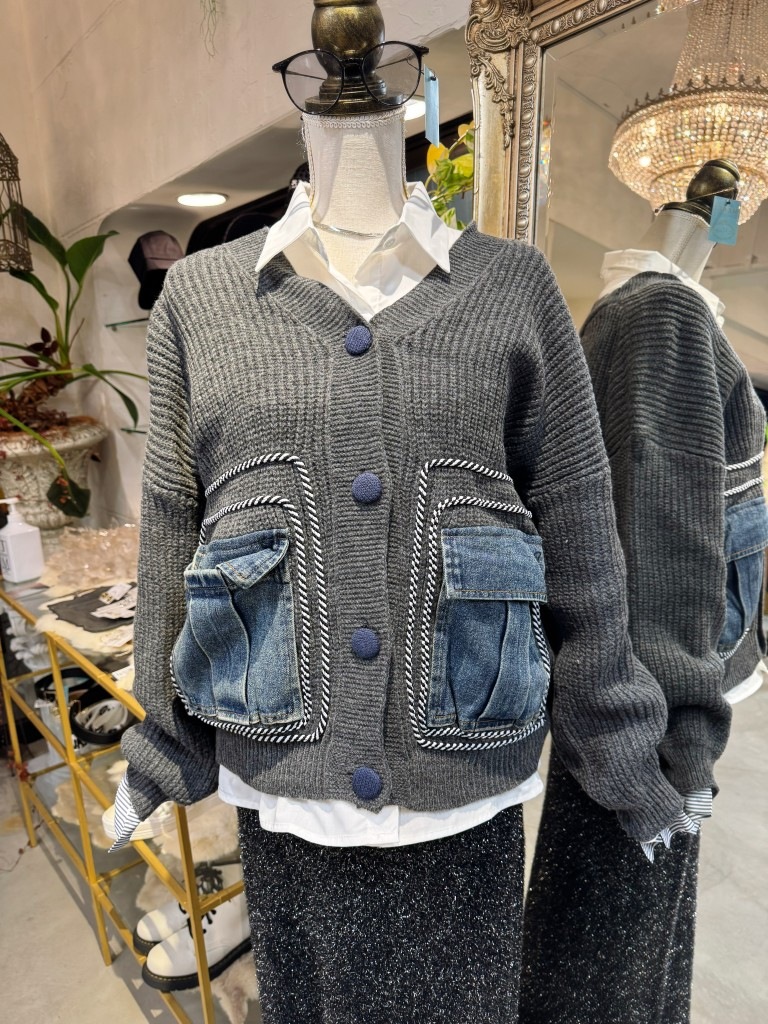 DenimPocketカーディガンJacket