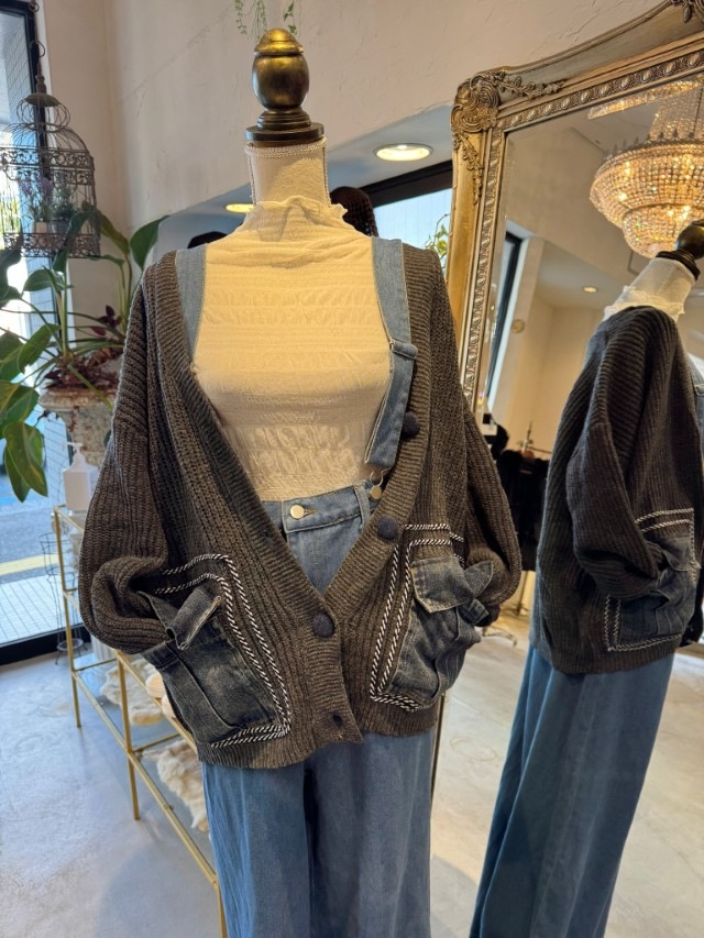 DenimPocketカーディガンJacket