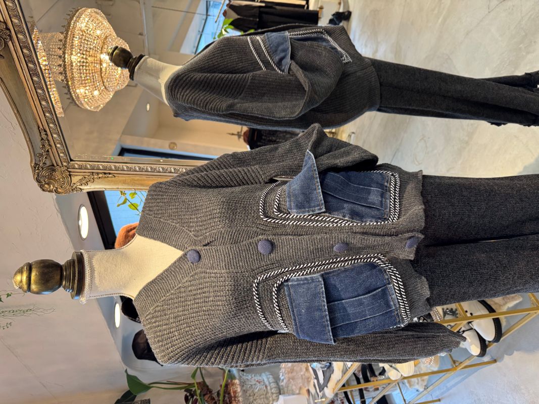 DenimPocketカーディガンJacket