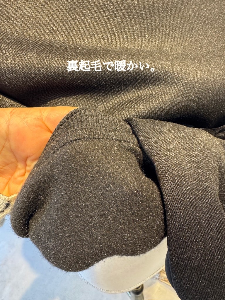 TulleフリルSleeveBrushedスウェットカットソー