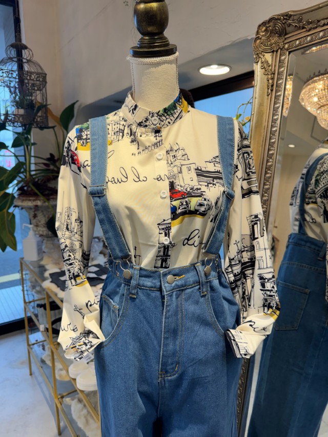 SideCripサロペットパンツ