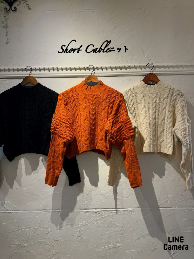 ShortCableニット