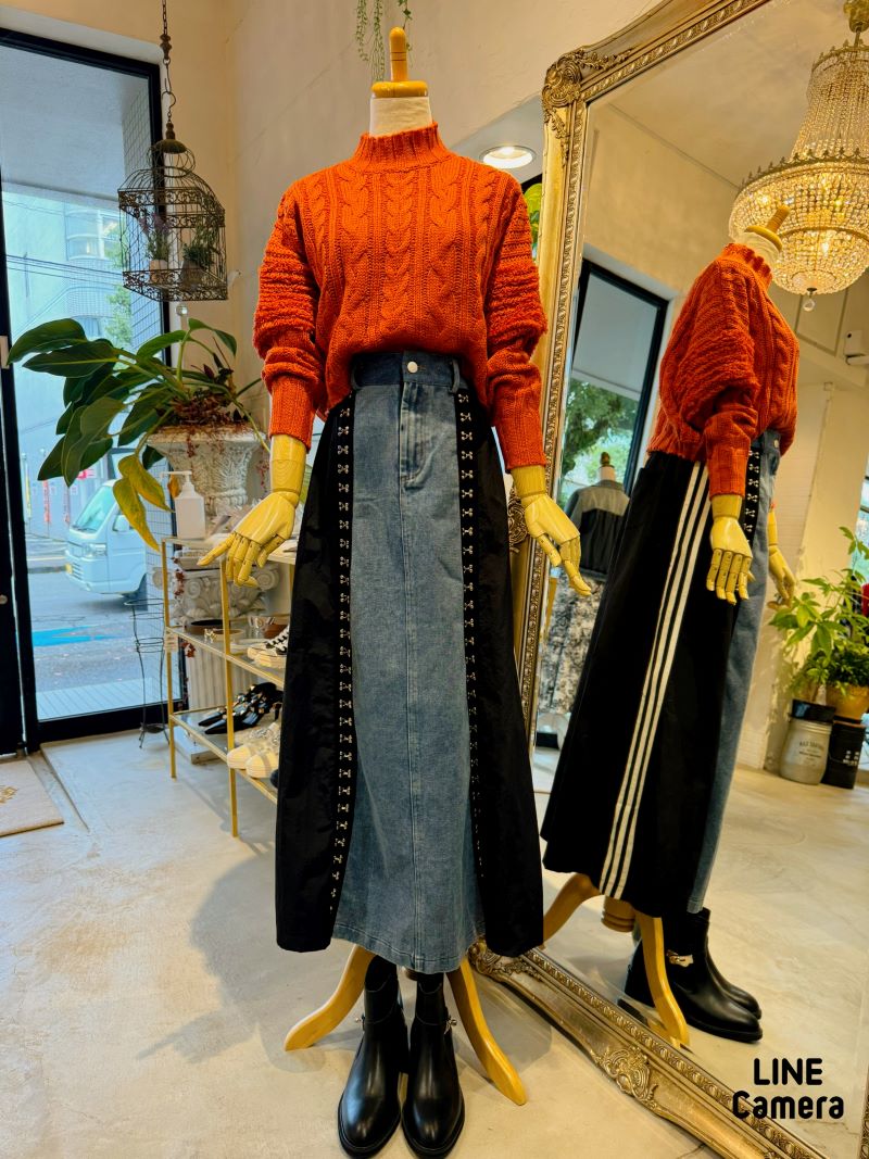 ShortCableニット