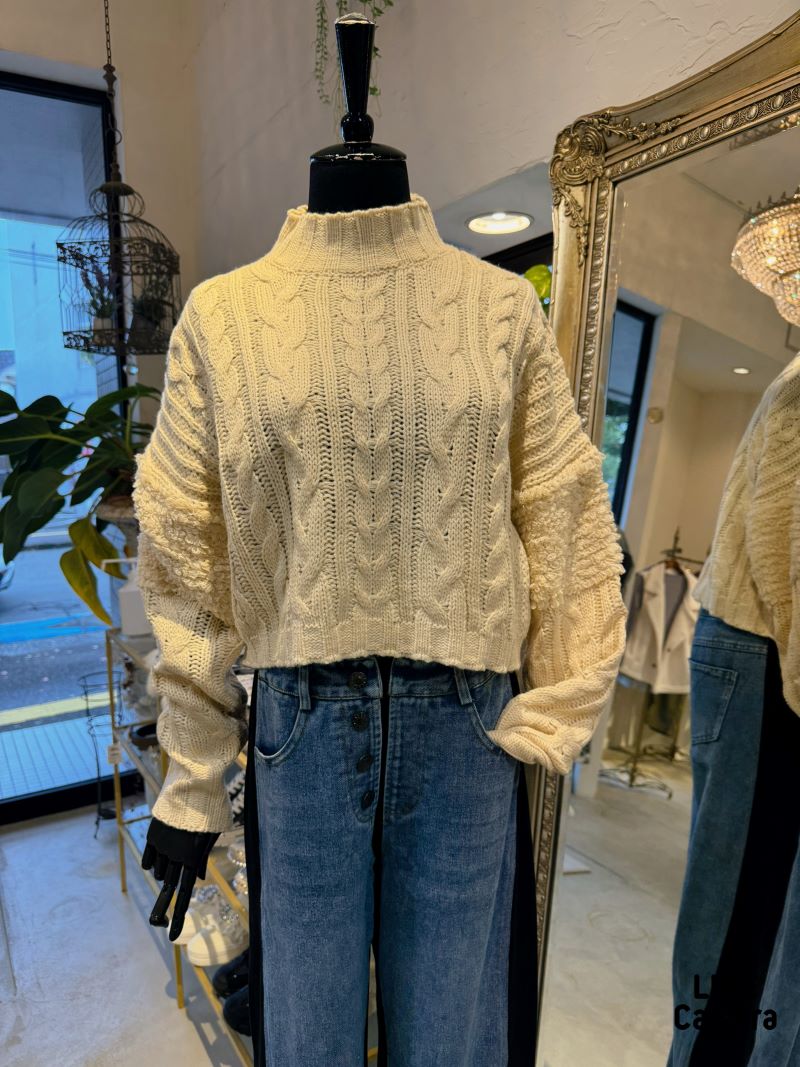 ShortCableニット