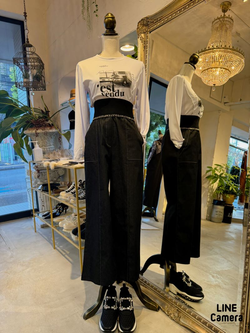 SwitchingPrintLongSleeveTシャツ