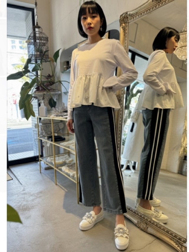 HemPearlデザインLongSleeveT