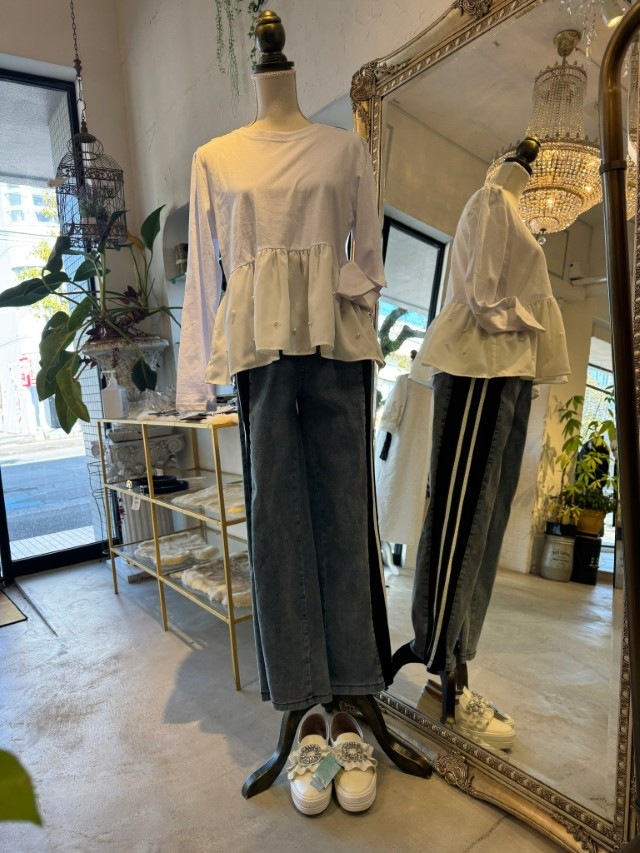 HemPearlデザインLongSleeveT