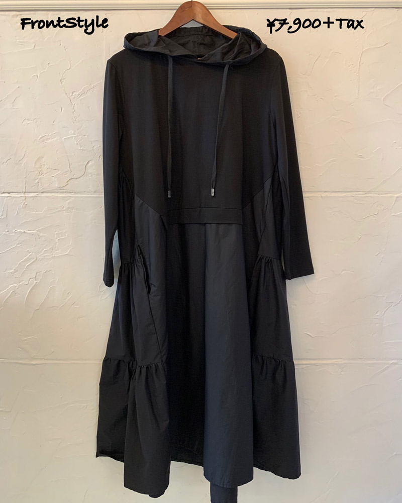 フードデザイン フレアワンピース